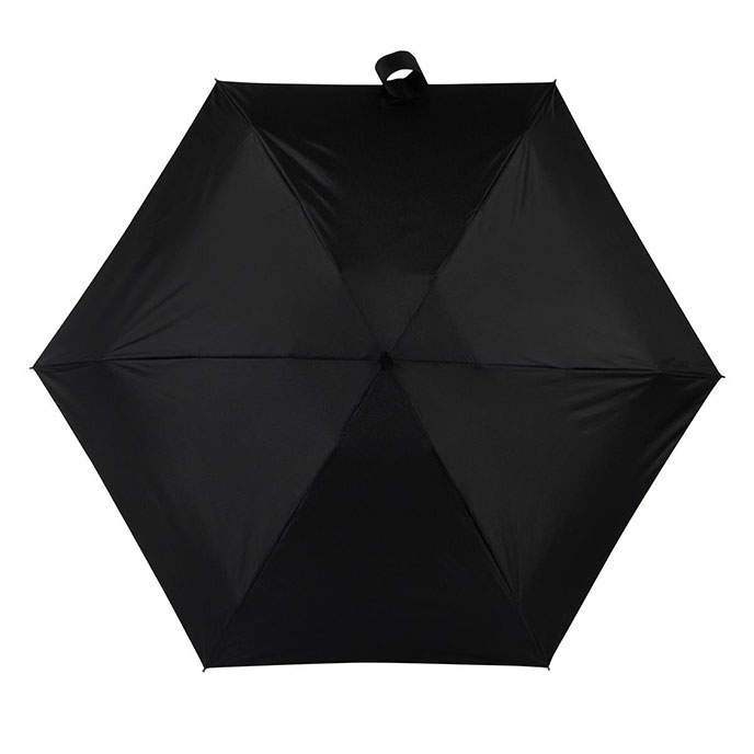 totes ECO-BRELLA® Miniflat Thin Black (5 Section) Extra Image 1